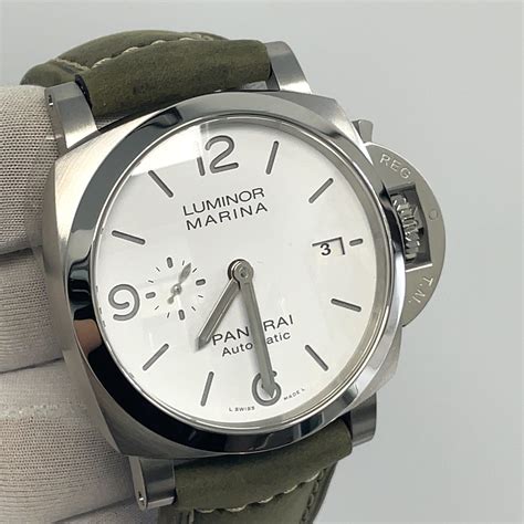 panerai 3 day luminor white|panerai luminor marina automatic 300m.